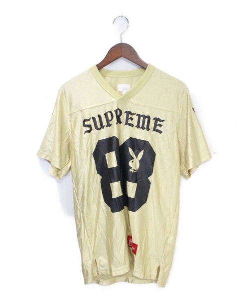 SUPREME（シュプリーム）Supreme (シュプリーム) Playboy  Football Top ゴールド サイズ:Sの古着・服飾アイテム
