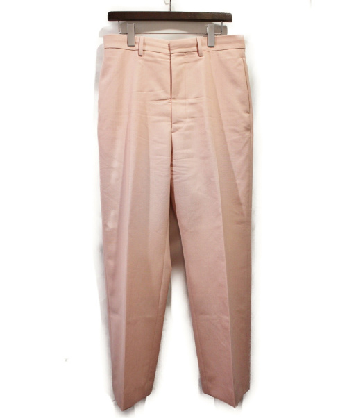 BLAMINK（ブラミンク）BLAMINK (ブラミンク) ウールスラックス ピンク サイズ:48の古着・服飾アイテム