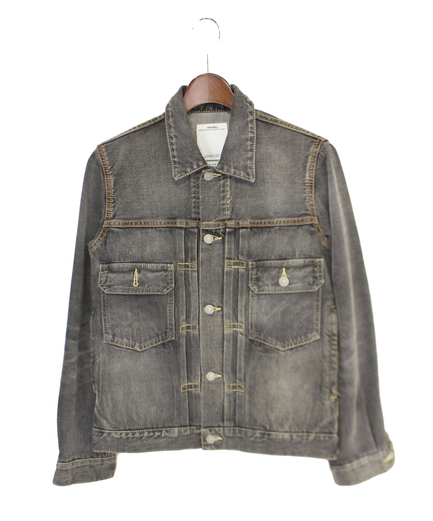 中古 古着通販 Visvim ヴィズヴィム デニムジャケット グレー サイズ １ ブランド 古着通販 トレファク公式 Trefac Fashion