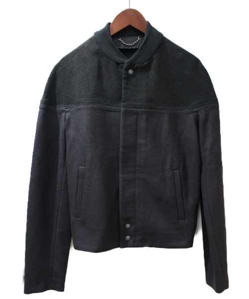 BALENCIAGA（バレンシアガ）BALENCIAGA (バレンシアガ) アンゴラ混ジャケット ブラック サイズ:46の古着・服飾アイテム