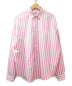 HERMES（エルメス）の古着「20SS ストライプシャツ」｜ピンク×ホワイト