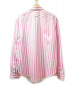 HERMES (エルメス) 20SS ストライプシャツ ピンク×ホワイト サイズ:38：39800円