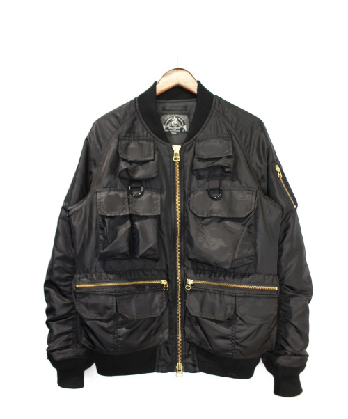 multi pocket bomber jacket