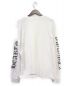CHROME HEARTS (クロムハーツ) ネック＆アームプリントTシャツ ホワイト サイズ:L：8800円