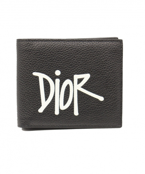 Christian Dior（クリスチャン ディオール）Christian Dior (クリスチャンディオール) 20SS 2つ折り財布 ブラック サイズ:-の古着・服飾アイテム