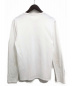 Maison Margiela (メゾンマルジェラ) エルボー刺繍長袖Tシャツ ホワイト サイズ:44：4800円