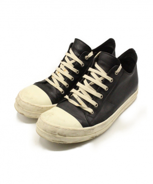 【中古・古着通販】RICK OWENS (リックオウエンス) ラモーンズスニーカー ブラック サイズ:43｜ブランド・古着通販 トレファク公式