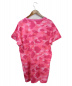 A BATHING APE (アベイシングエイプ) カモフラージュロングTシャツ ピンク サイズ:S：3480円