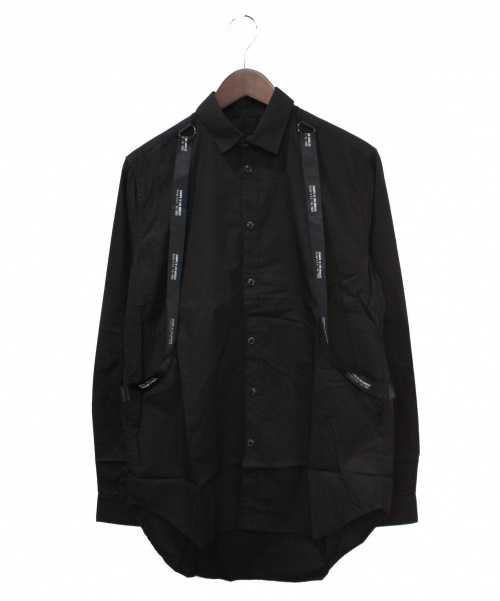 STAMPD（スタンプド）STAMPD (スタンプド) ストラップシャツ ブラック サイズ:Sの古着・服飾アイテム