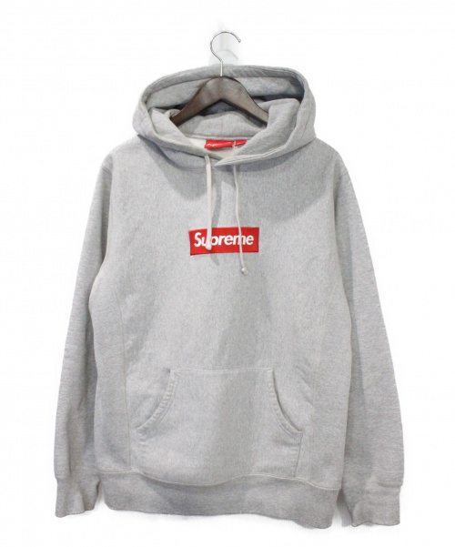 SUPREME（シュプリーム）Supreme (シュプリーム) Boxlogo Hooded Sweatshirt グレー サイズ:Ｍの古着・服飾アイテム