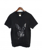Mastermind JAPANマスターマインド ジャパン）の古着「スウェットTシャツ」｜ブラック