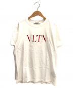 VALENTINOヴァレンティノ）の古着「VLTN Tシャツ」｜ホワイト