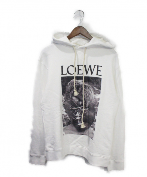LOEWE（ロエベ）LOEWE (ロエベ) パーカー ホワイト サイズ:S 未使用品の古着・服飾アイテム
