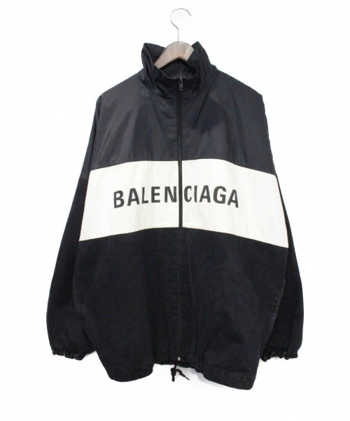 BALENCIAGA（バレンシアガ）BALENCIAGA (バレンシアガ) ナイロンデニムジャケット ホワイト×ブラック サイズ:34の古着・服飾アイテム