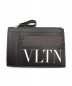 VALENTINO（ヴァレンティノ）の古着「VLTNロゴカードケース」｜ブラック