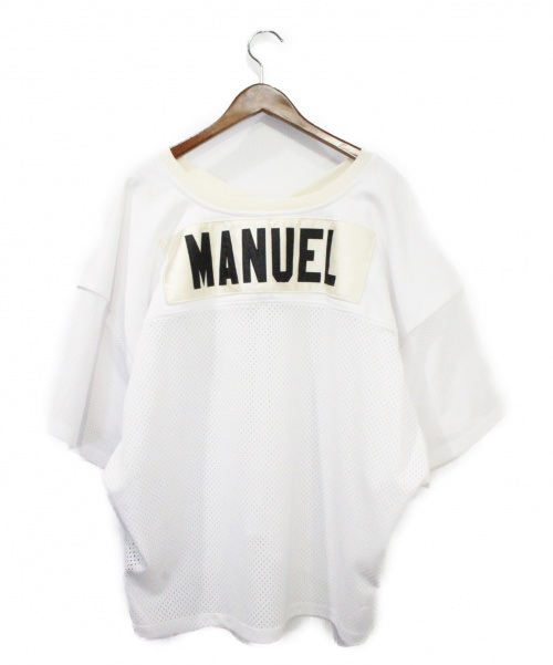 Fear Of God（フィア・オブ・ゴッド）FEAR OF GOD (フィア オブ ゴッド) MANUELメッシュTシャツ ホワイト サイズ:XLの古着・服飾アイテム