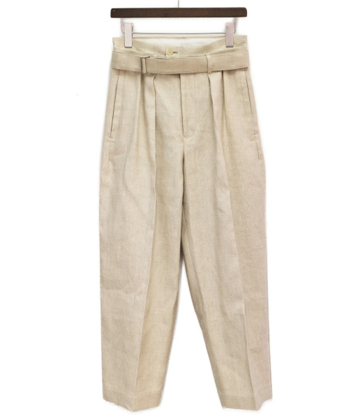 SEEALL（シーオール）SEEALL (シーオール) 21SS BELTED BUGGY PANTS アイボリー サイズ:2の古着・服飾アイテム