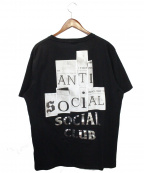 anti social social CLUB（アンチソーシャルソーシャルクラブ）の古着「Tシャツ」｜ブラック
