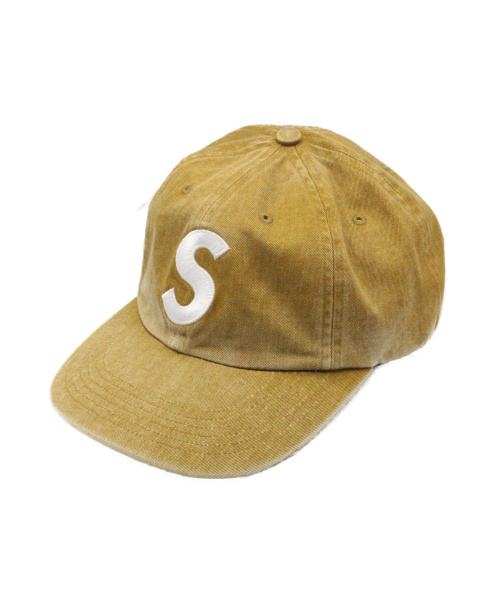 SUPREME（シュプリーム）SUPREME (シュプリーム) Washed Denim S Logo 6Panel Cap ベージュ サイズ:- 未使用品の古着・服飾アイテム