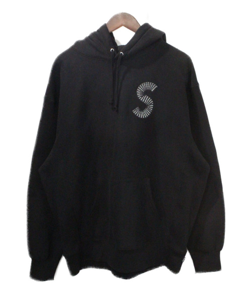 SUPREME（シュプリーム）SUPREME (シュプリーム) S Logo Hooded Sweatshirt ブラック サイズ:Ｌの古着・服飾アイテム
