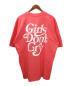GIRLS DON'T CRY（ガールズドントクライ）の古着「Tシャツ」｜ピンク