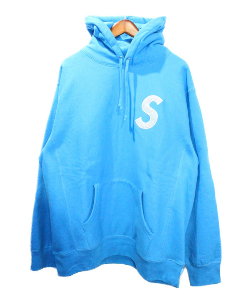 SUPREME（シュプリーム）Supreme (シュプリーム) S Logo Hooded Sweatshirt スカイブルー サイズ:XL 未使用品の古着・服飾アイテム