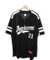 Supreme（シュプリーム）の古着「Velour Baseball Jersey」｜ブラック