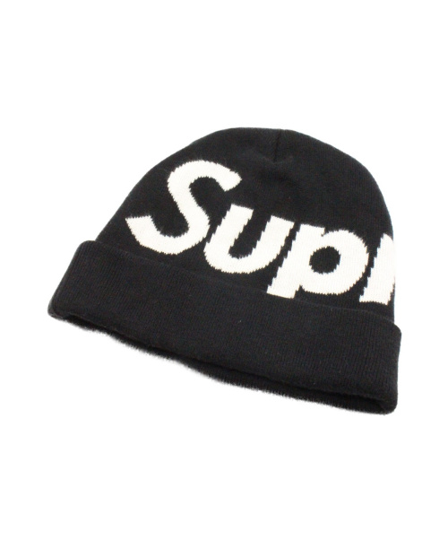 SUPREME（シュプリーム）Supreme (シュプリーム) Big Logo Beanie ブラック サイズ:-の古着・服飾アイテム