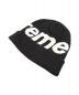 Supreme (シュプリーム) Big Logo Beanie ブラック サイズ:-：4800円