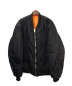 fostex garments（フォステックスガーメンツ）の古着「MA-1ジャケット」｜ブラック