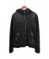 GIORGIO BRATO（ジョルジオブラッド）の古着「Hooded Leather Jacket」｜ブラック