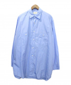 HERILLヘリル）の古着「21SS Suvin Work Shirts」｜ブルー