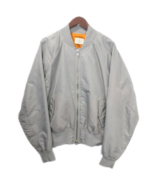 FOG（エフオージー）FOG (エフオージー) MA-1ジャケット グレー サイズ:Ｍの古着・服飾アイテム