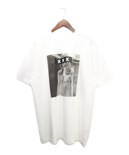 GOD SELECTION XXX（ゴッドセレクショントリプルエックス）GOD SELECTION XXX (ゴットセレクショントリプルエックス) Tシャツ ホワイト サイズ:Mの古着・服飾アイテム