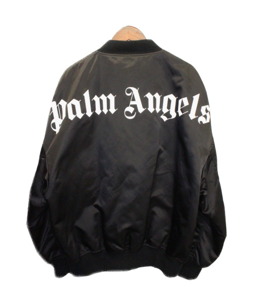 Palm Angels（パーム エンジェルス）Palm Angels (パーム・エンジェルス) MA-1ジャケット ブラック サイズ:Mの古着・服飾アイテム