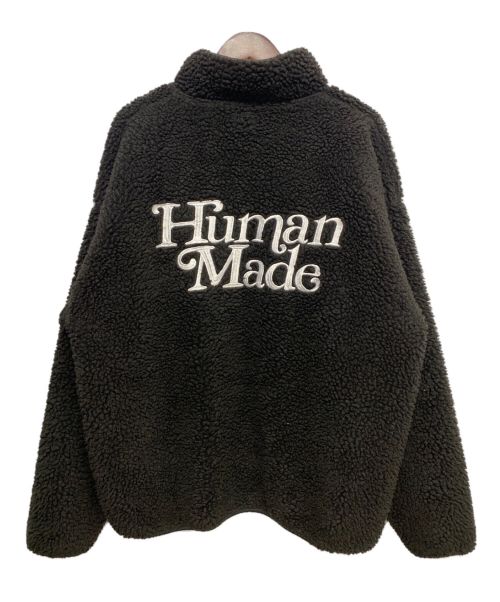 HUMAN MADE（ヒューマンメイド）HUMAN MADE (ヒューマンメイド) P/O FLEECE GDC ブラック サイズ:XLの古着・服飾アイテム