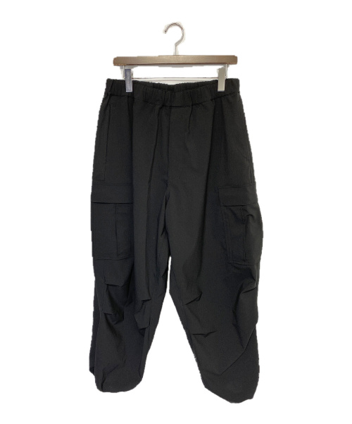 is-ness（イズネス）is-ness (イズネス) NU WIDE 6PK PANTS ブラック サイズ:48の古着・服飾アイテム