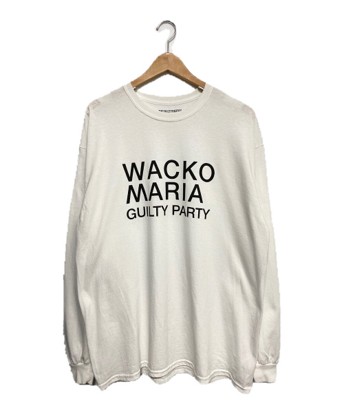 WACKO MARIA（ワコマリア）WACKO MARIA (ワコマリア) CREW NECK LONG SLEEVE T-SHIRT ホワイト サイズ:XLの古着・服飾アイテム