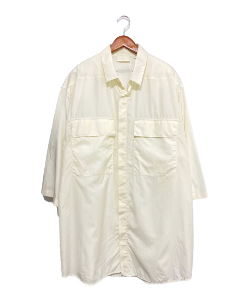 Fear Of God（フィア・オブ・ゴッド）Fear Of God (フィア・オブ・ゴッド) Oversized Short Sleeve Shirt  アイボリー サイズ:XXLの古着・服飾アイテム