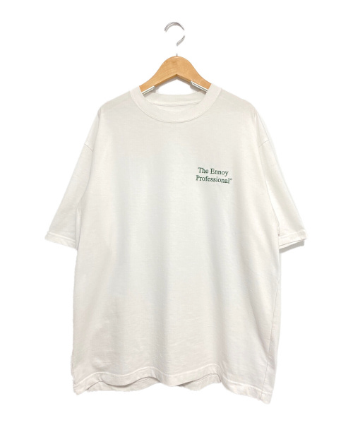 ENNOY（エンノイ）ENNOY (エンノイ) ロゴTシャツ ホワイト サイズ:Lの古着・服飾アイテム