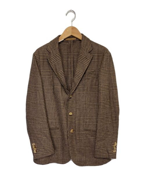 CARUSO（カルーゾ）CARUSO (カルーゾ) テーラードジャケット ブラウン サイズ:不明の古着・服飾アイテム