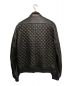 GUCCI (グッチ) キルティングライダースレザージャケット ブラック サイズ:50：69800円