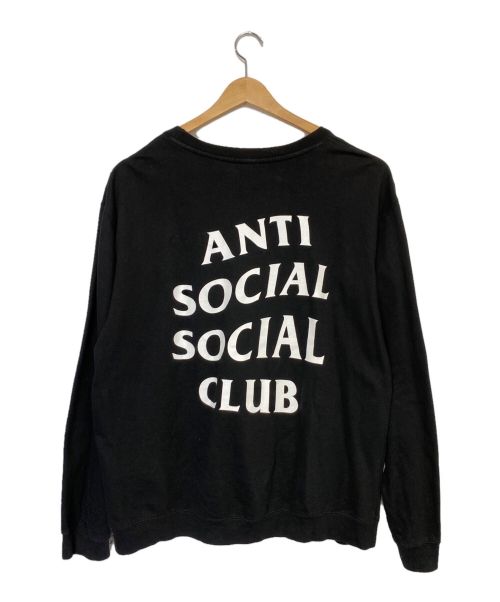 anti social social CLUB（アンチソーシャルソーシャルクラブ）ANTI SOCIAL SOCIAL CLUB (アンチソーシャルソーシャルクラブ) スウェット ブラック サイズ:XLの古着・服飾アイテム