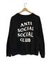 ANTI SOCIAL SOCIAL CLUB（アンチソーシャルソーシャルクラブ）の古着「スウェット」｜ブラック