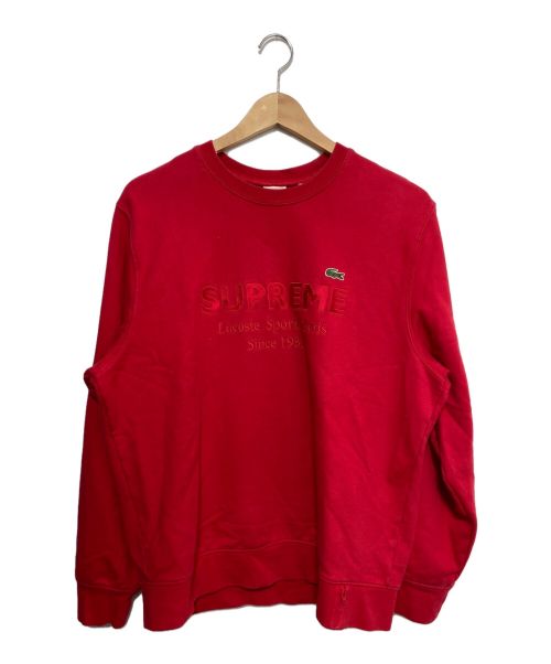 SUPREME（シュプリーム）SUPREME (シュプリーム) 18SS Crewneck Sweatshirt レッド サイズ:Mの古着・服飾アイテム