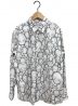 COMME des GARCONS SHIRT（コムデギャルソンシャツ）の古着「21AW ×KAWS 総柄シャツ」｜ホワイト