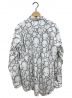 COMME des GARCONS SHIRT (コムデギャルソンシャツ) 21AW ×KAWS 総柄シャツ ホワイト サイズ:M：32800円