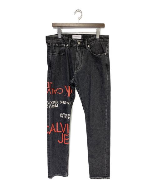 Calvin Klein Jeans（カルバンクラインジーンズ）Calvin Klein Jeans (カルバンクラインジーンズ) 21AW 055 モダンテイパードデニムパンツ ブラック サイズ:32の古着・服飾アイテム