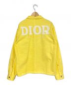 Diorディオール）の古着「overshirt with ‘DIOR 1947’ embroidery」｜イエロー