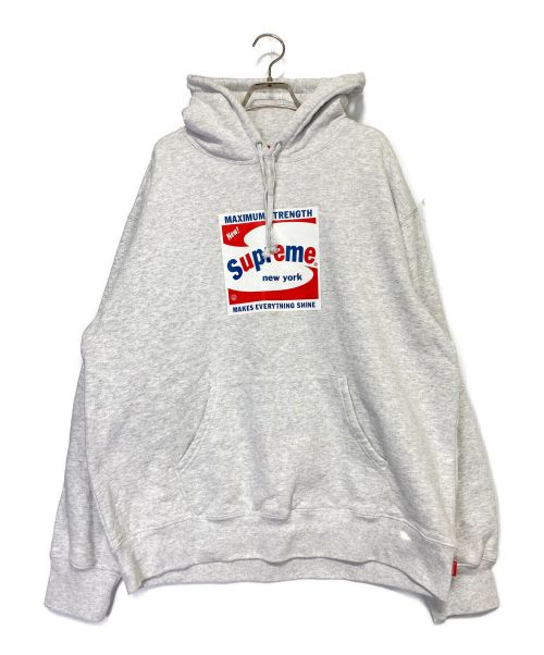 SUPREME（シュプリーム）SUPREME (シュプリーム) Shine Hooded Sweatshirt グレー サイズ:Lの古着・服飾アイテム